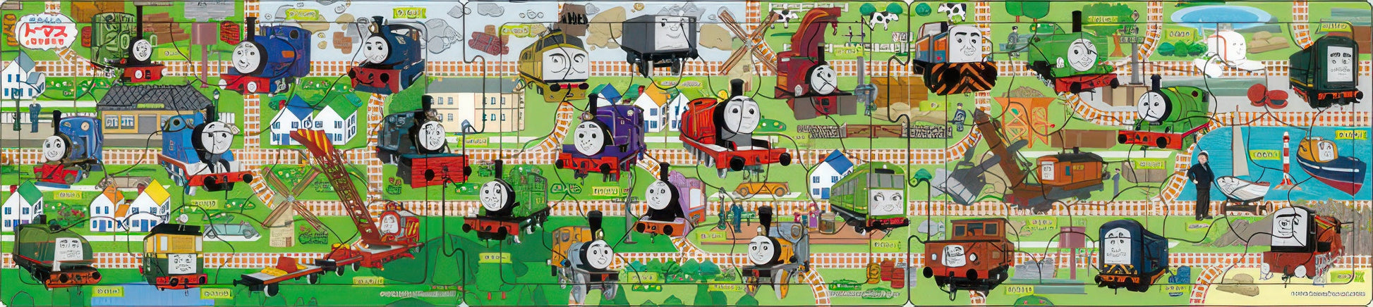 epoch-24-126-thomas-friends-connect-the-railroad-tracks-3-74-multipack-kids-puzzle