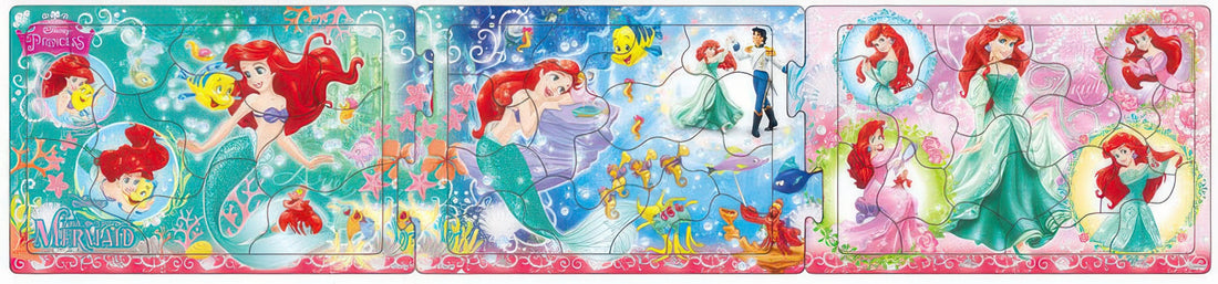 epoch-24-136-the-little-mermaid-ariel-s-story-45-multipack-kids-puzzle