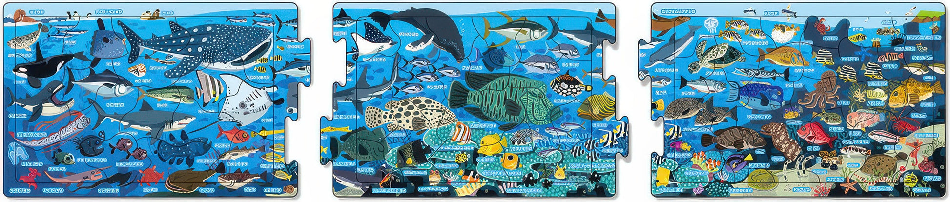 epoch-24-190-animal-creatures-of-the-sea-74-multipack-kids-puzzle