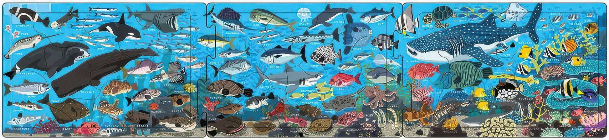 epoch-24-202-animal-fun-in-the-sea-45-multipack-kids-puzzle