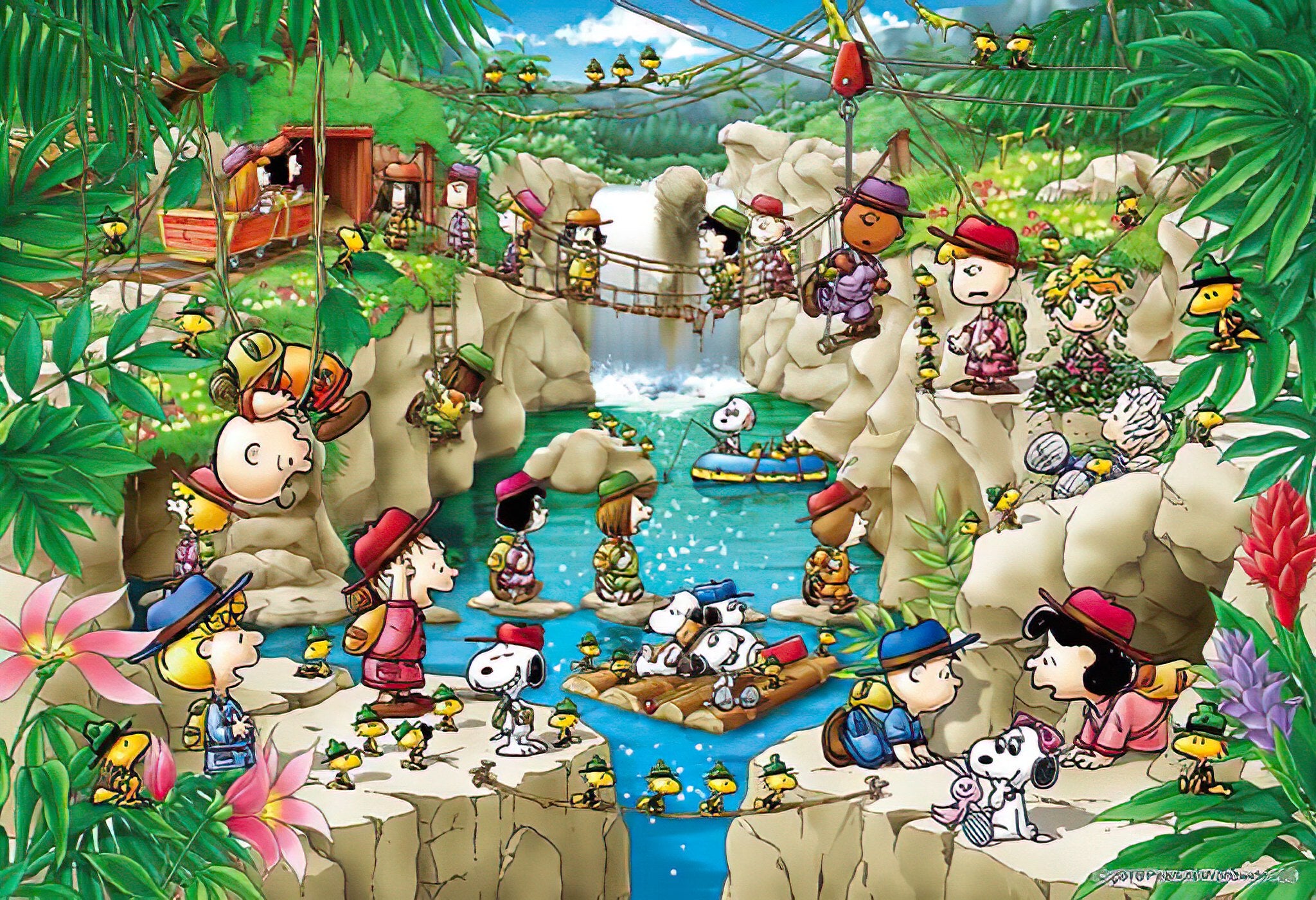 Epoch • Peanuts • Snoopy Forest Expedition　300 PCS　Jigsaw Puzzle