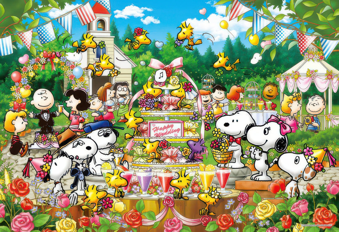 epoch-26-311-peanuts-woodstock-s-wedding-300-pieces-jigsaw-puzzle