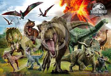 Epoch • Dinosaur Attack　100 PCS　Jigsaw Puzzle