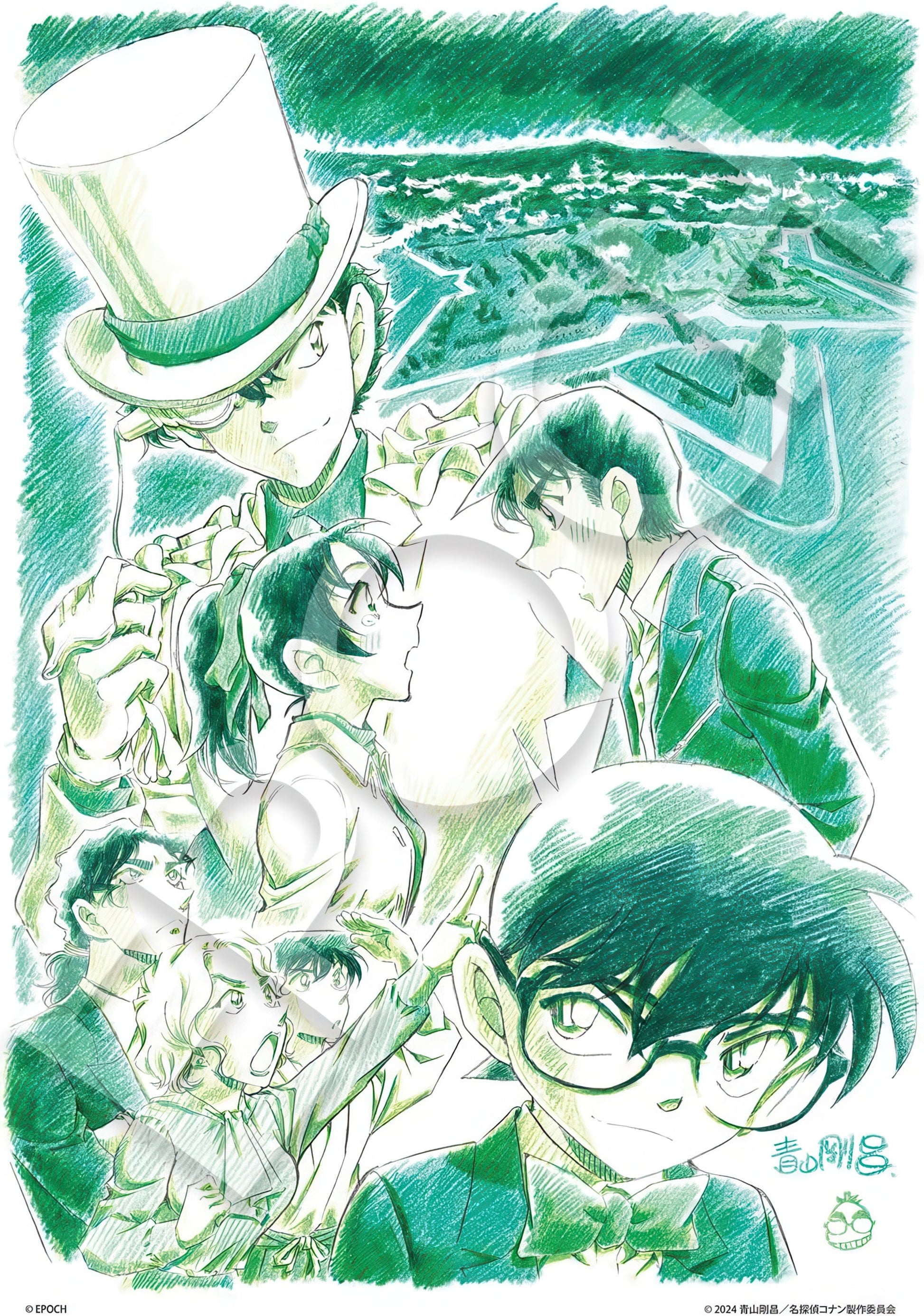 epoch-28-043-detective-conan-the-million-dollar-pentagram-ver-original-poster-300-pieces-jigsaw-puzzle