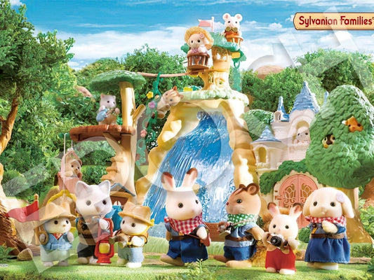 Epoch • Sylvanian Families • Big Waterfall in the Secret Forest　300 PCS　Jigsaw Puzzle
