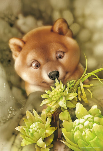 epoch-28-818-melting-snow-and-puppies-300-pieces-jigsaw-puzzle