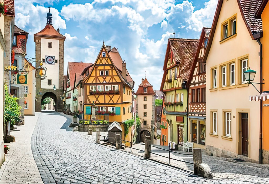 Epoch • Scenery • Medieval Jewelry Box of Rothenburg, Germany　1053 PCS　Jigsaw Puzzle