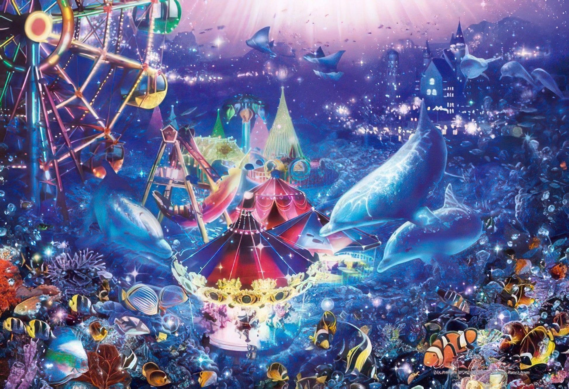 epoch-31-705-animal-dolphin-in-wonderland-1053-pieces-jigsaw-puzzle