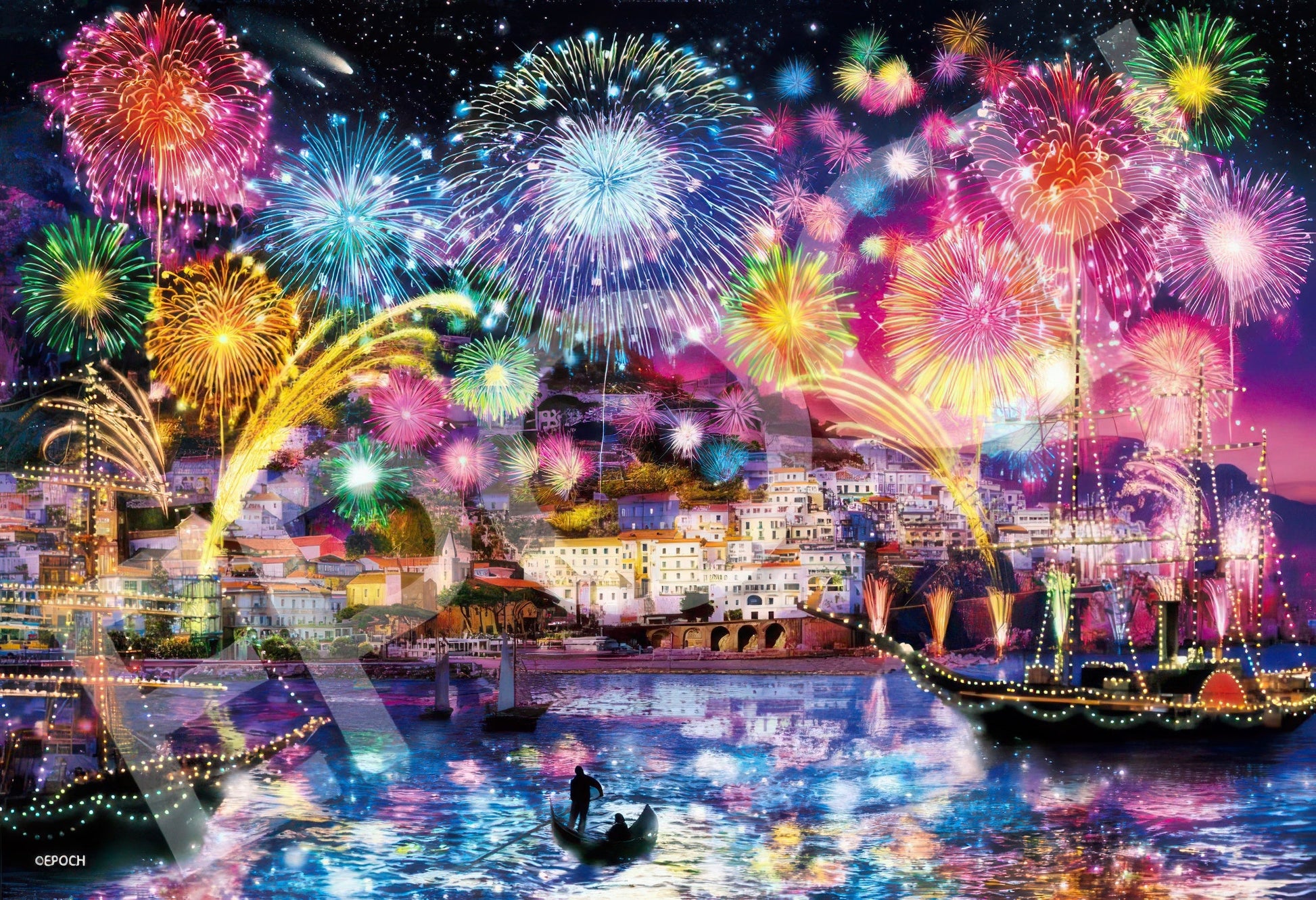 epoch-31-739-illustration-amalfi-night-1053-pieces-jigsaw-puzzle