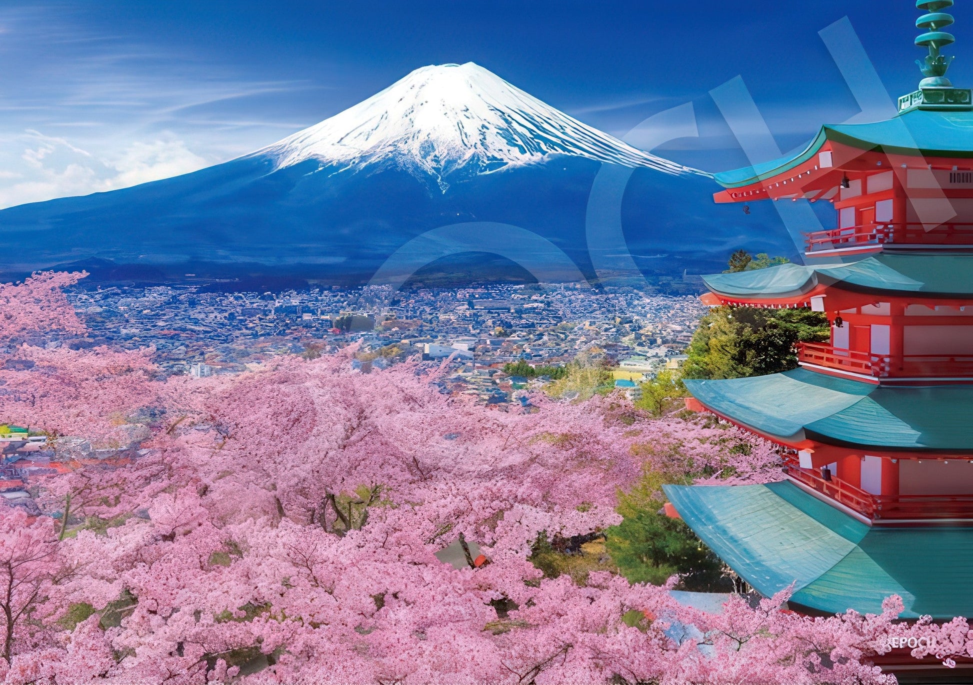 epoch-52-810-scenery-fuji-and-five-storied-pagoda-yamanashi-500-pieces-jigsaw-puzzle