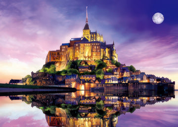 epoch-54-201-[france]-mont-saint-michel-at-dusk-2000-pieces-jigsaw-puzzle