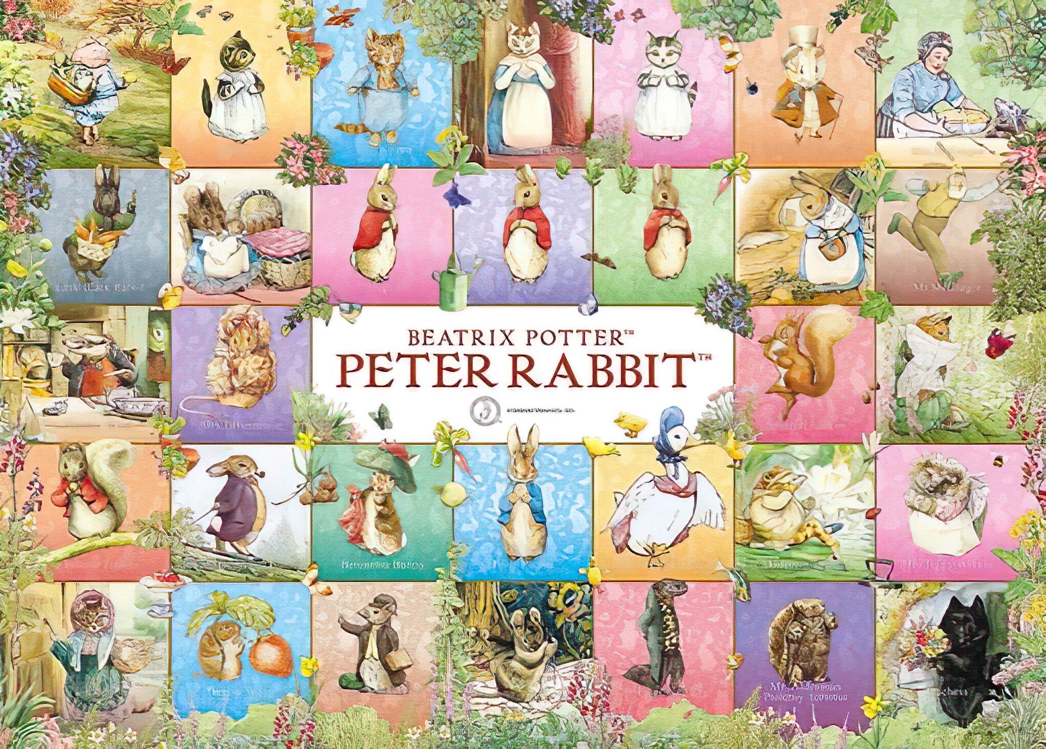 Epoch • Peter Rabbit Characters　2000 PCS　Jigsaw Puzzle