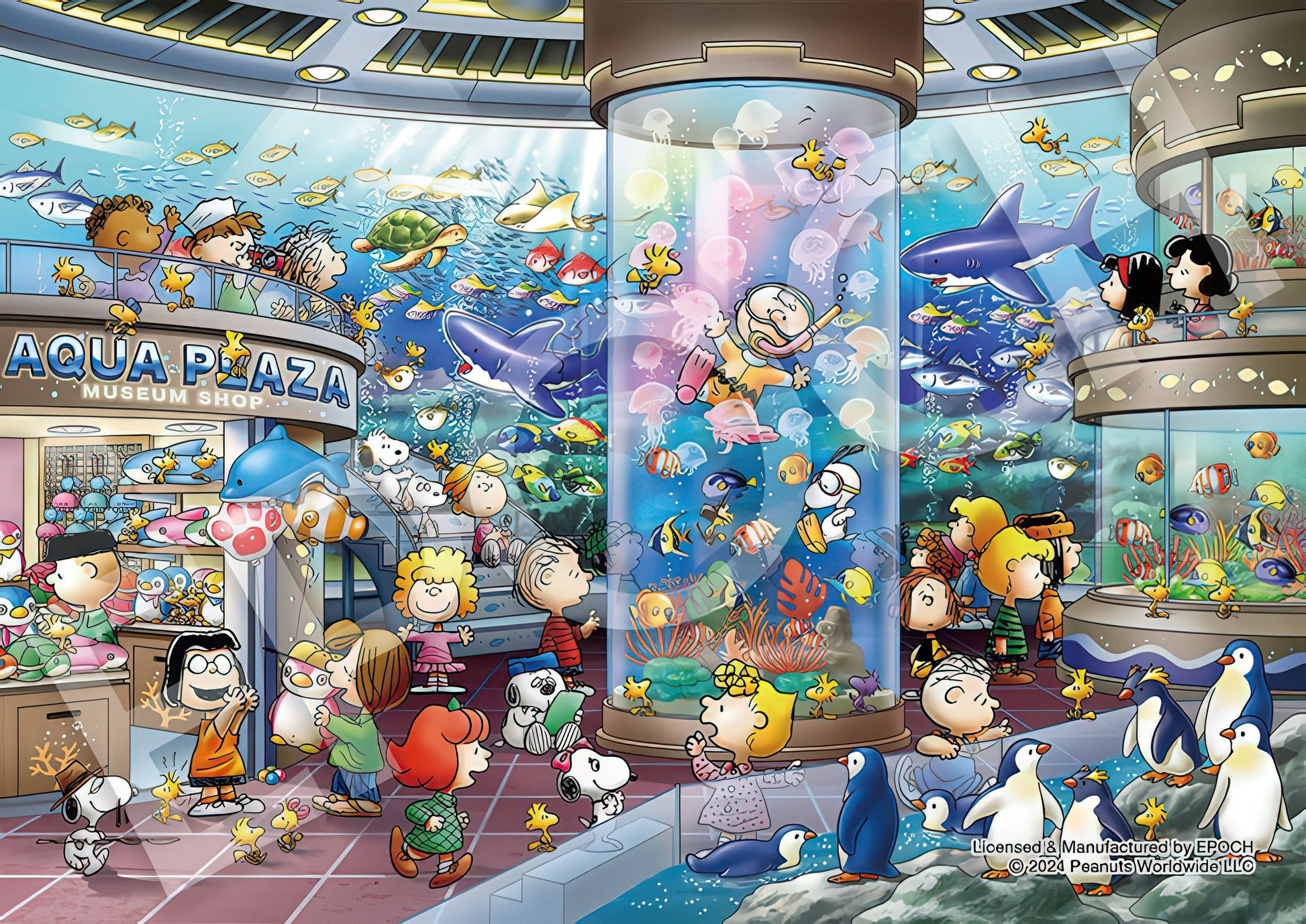 epoch-55-701-peanuts-snoopy-aquarium-216-pieces-crystal-jigsaw-puzzle