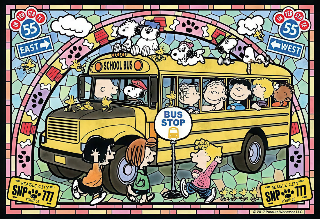 epoch-58-004-peanuts-snoopy-exciting-school-bus-450-pieces-crystal-jigsaw-puzzle