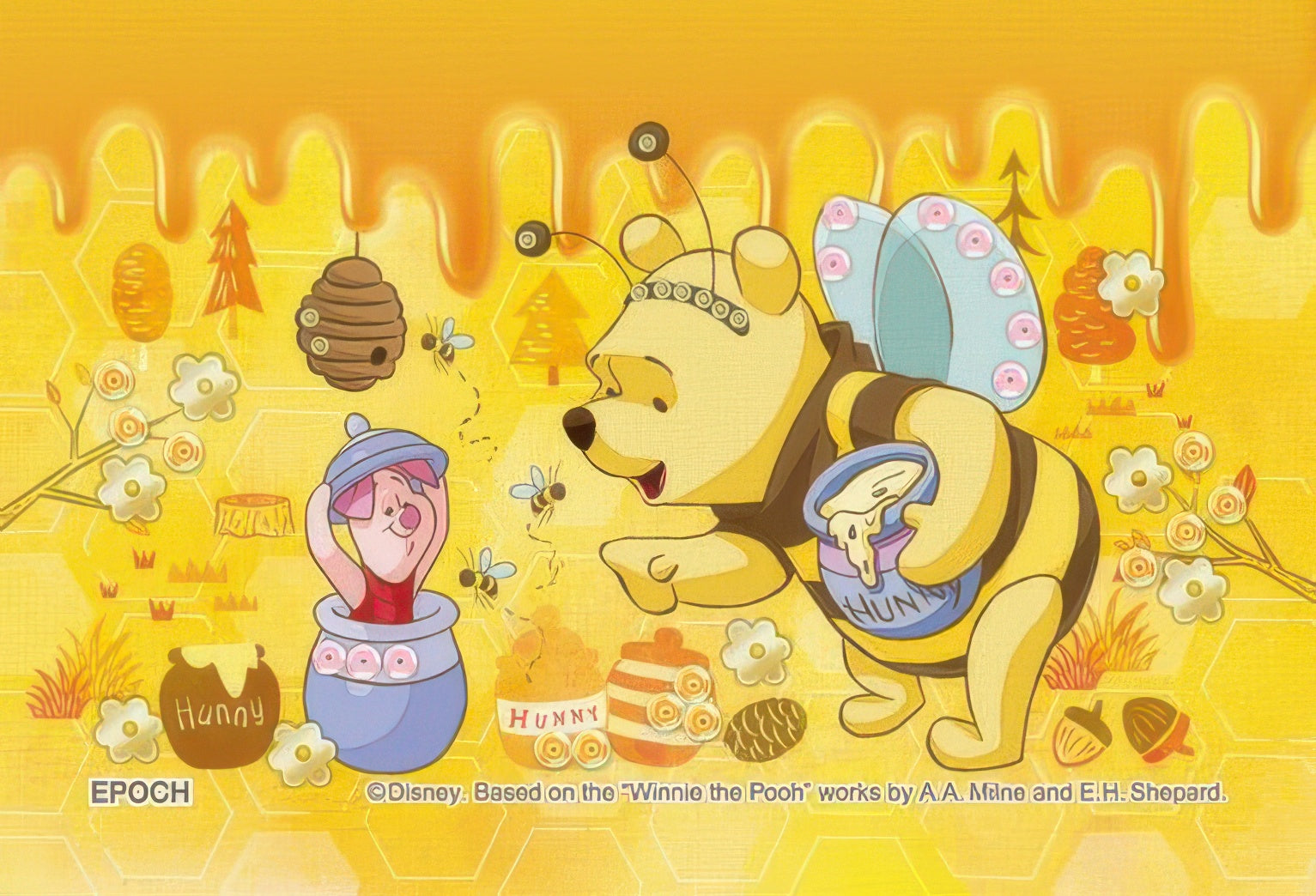 epoch-70-032-winnie-the-pooh-golden-honey-70-pieces-jigsaw-puzzle