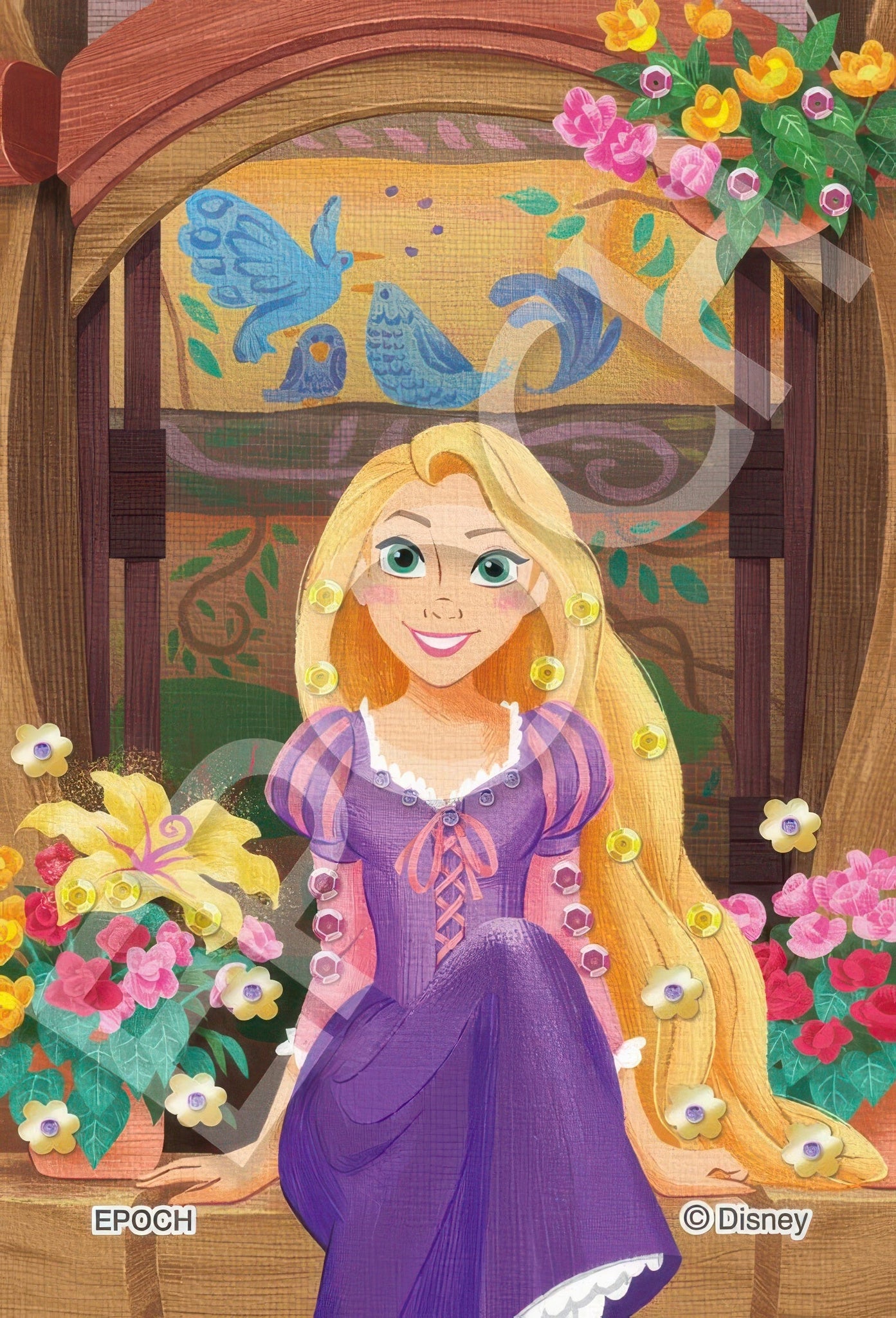 epoch-70-034-window--rapunzel--(tangled)-70-pieces-jigsaw-puzzle