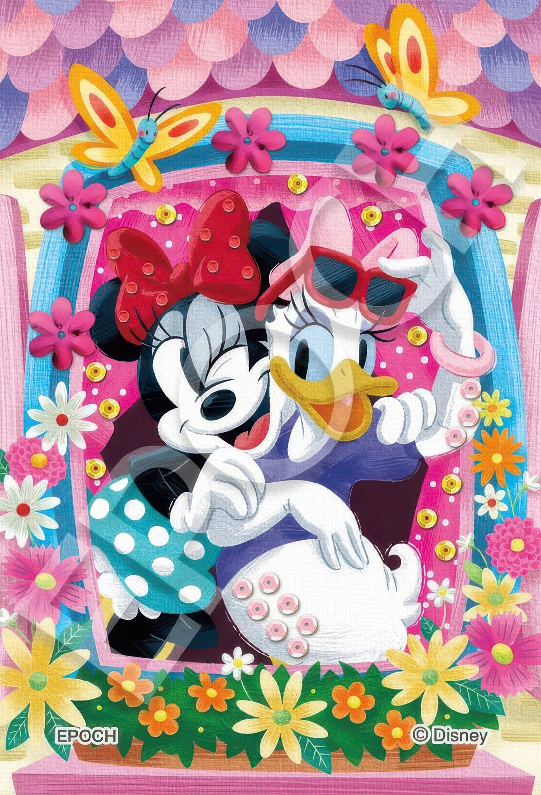 epoch-70-035-mickey-friends-window-minnie-and-daisy-70-pieces-jigsaw-puzzle