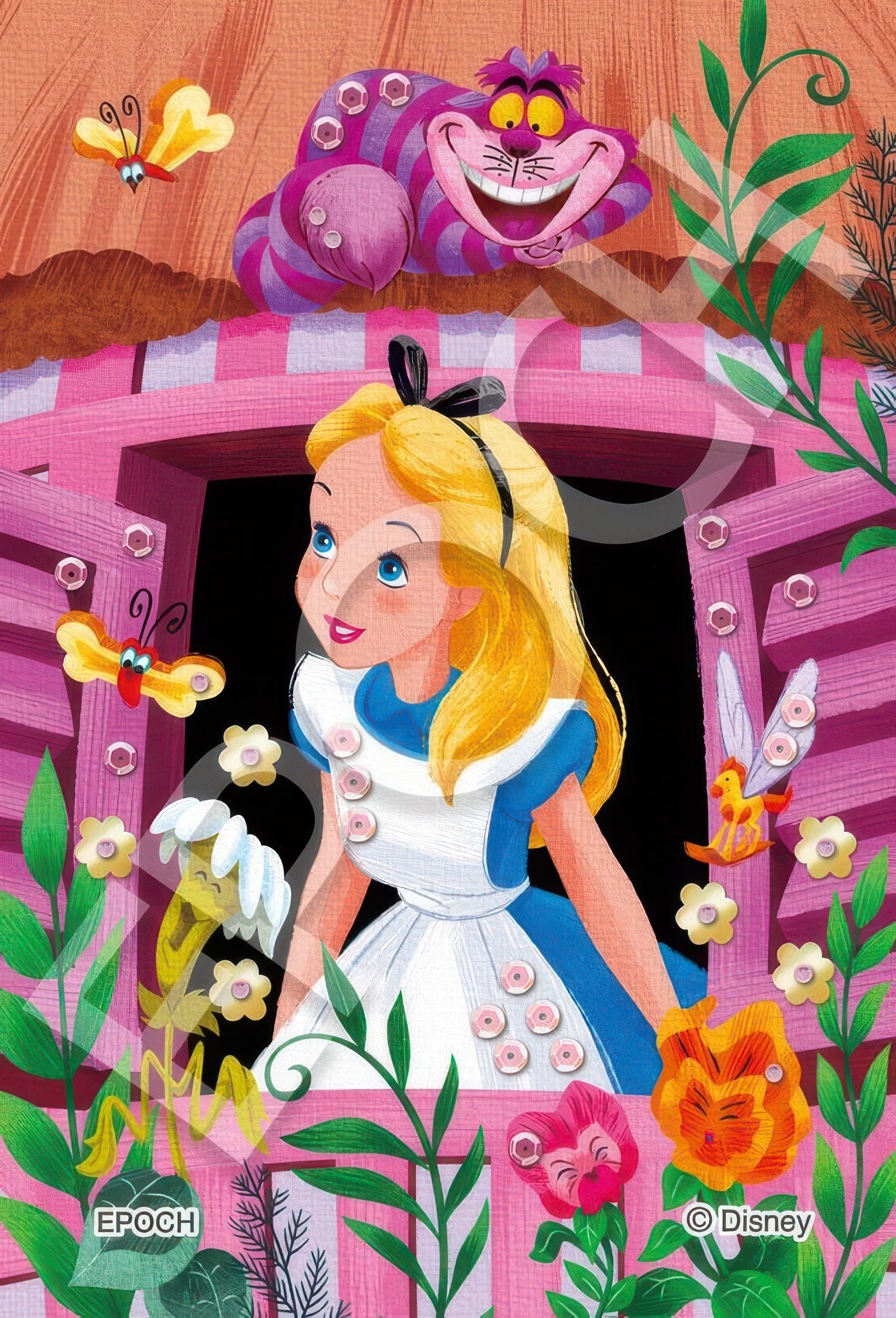 epoch-70-037-alice-in-wonderland-window-alice-70-pieces-jigsaw-puzzle