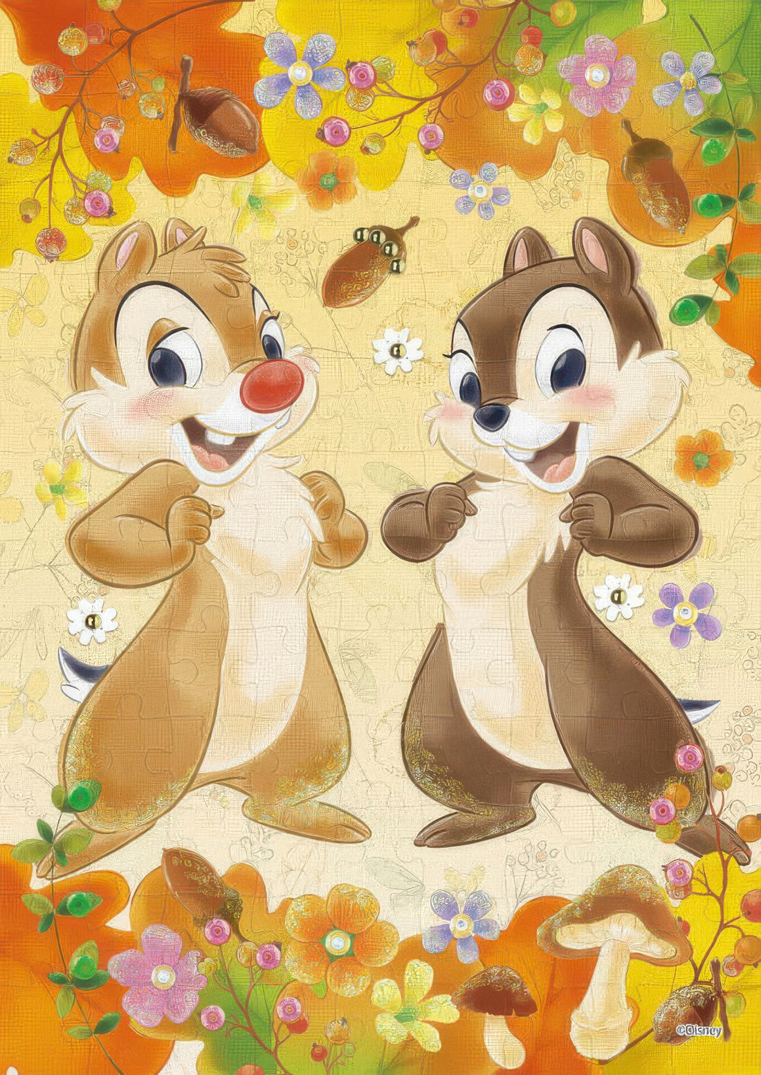 epoch-72-011-chip-dale-autumn-feast-108-pieces-jigsaw-puzzle