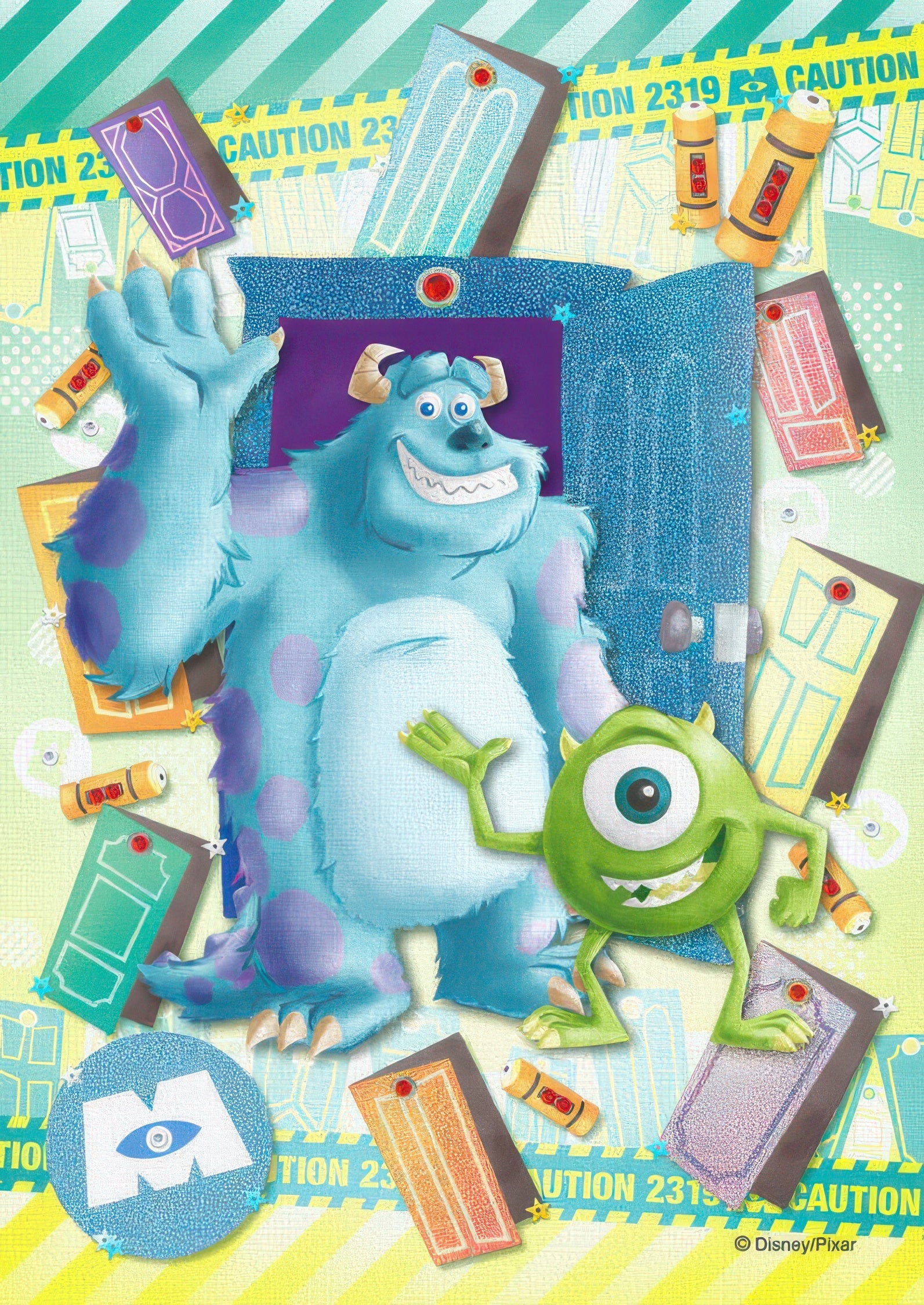 epoch-72-014-monsters-inc-beyond-the-door-108-pieces-jigsaw-puzzle