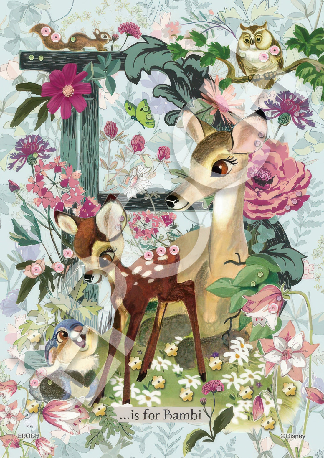 epoch-72-029-botanical-bambi-108-pieces-jigsaw-puzzle