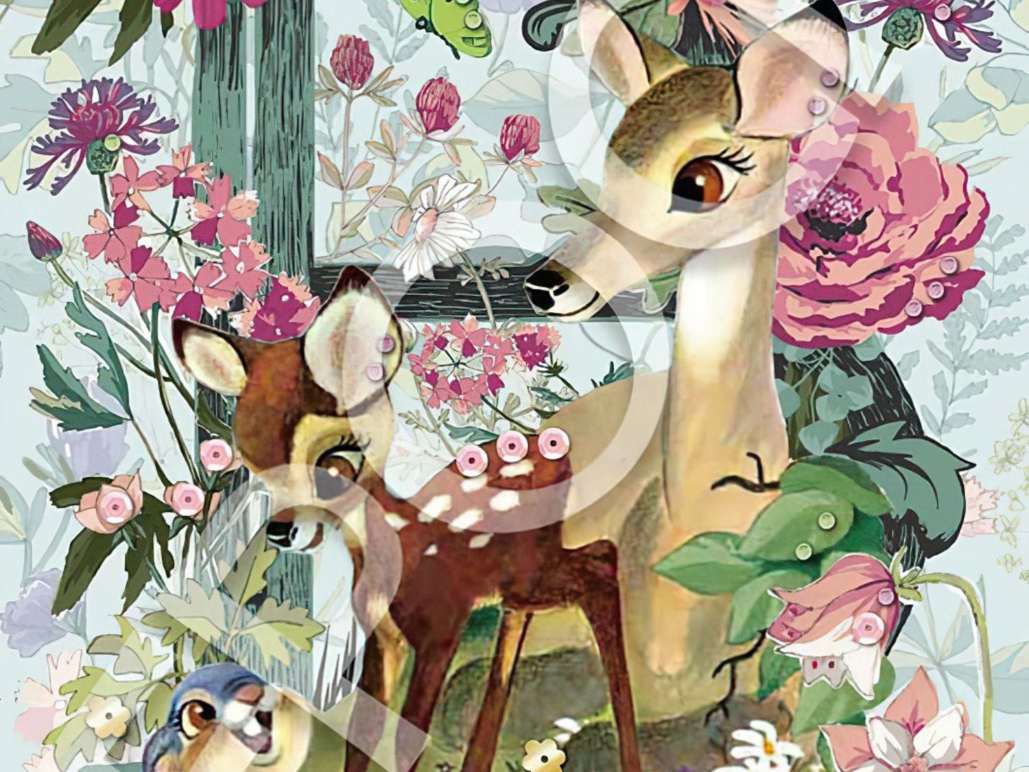 Epoch • Botanical / Bambi　108 PCS　Jigsaw Puzzle