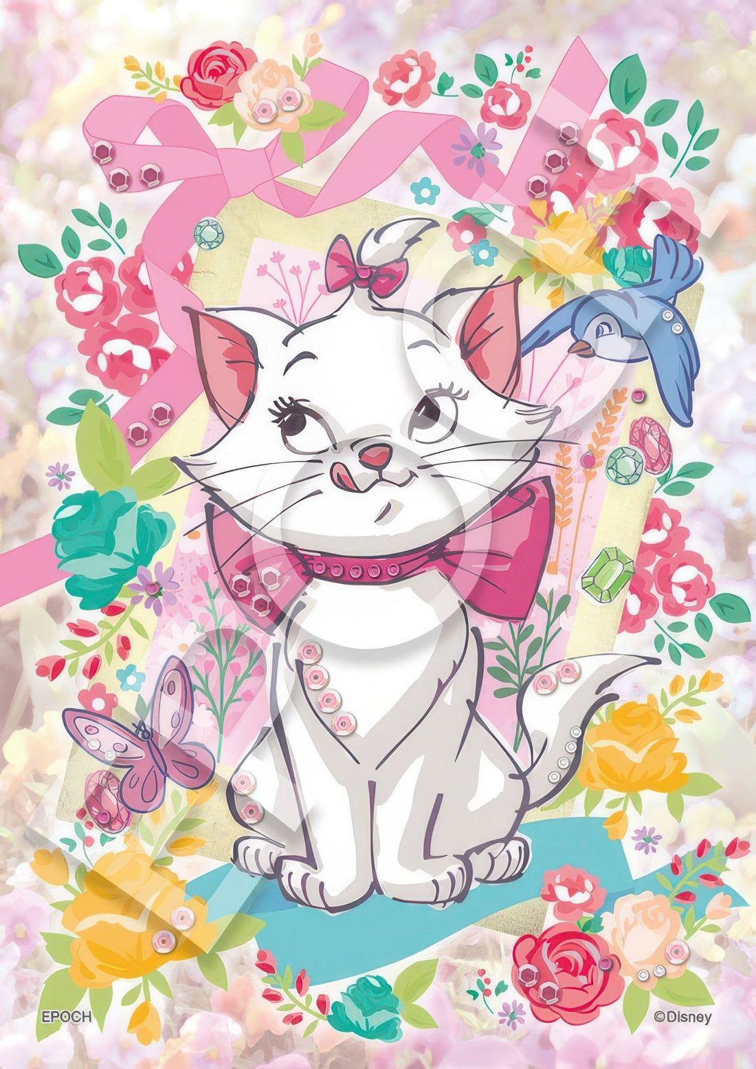 epoch-72-031-the-aristocats-botanical-marie-108-pieces-jigsaw-puzzle