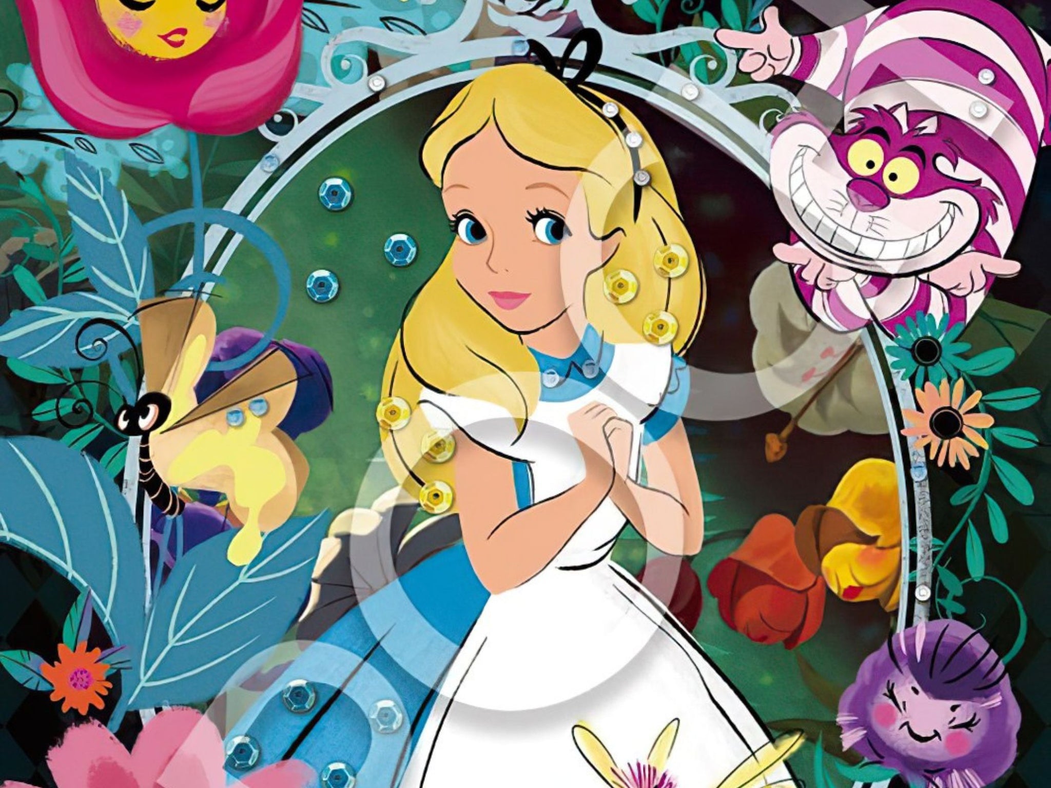 Epoch • Alice in Wonderland • Botanical / Alice　108 PCS　Jigsaw Puzzle