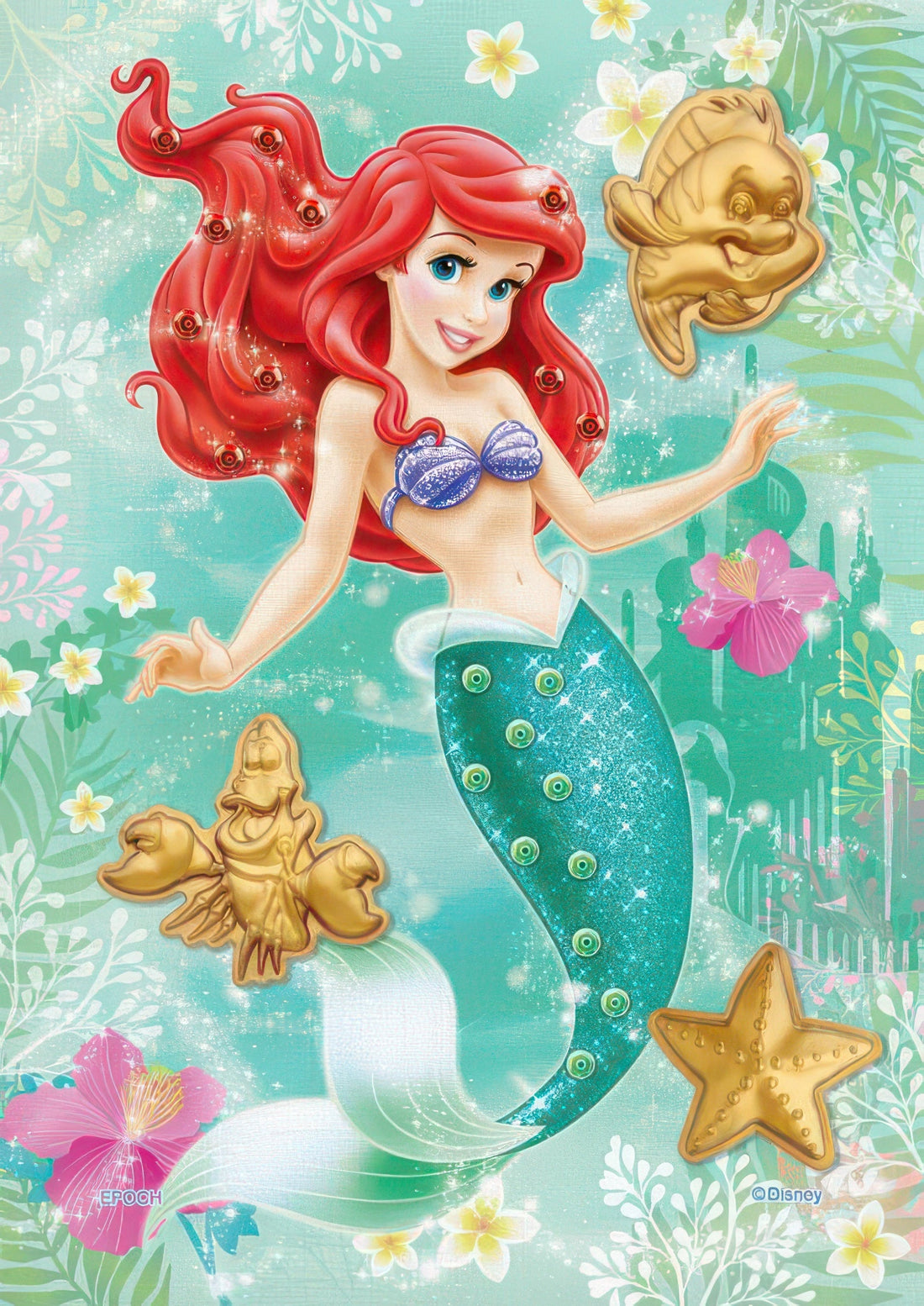 epoch-72-301-the-little-mermaid-tropical-ocean-108-pieces-jigsaw-puzzle