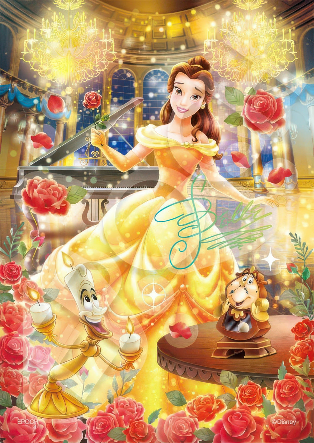 epoch-72-404-belle---enchanted-rose-108-pieces-jigsaw-puzzle