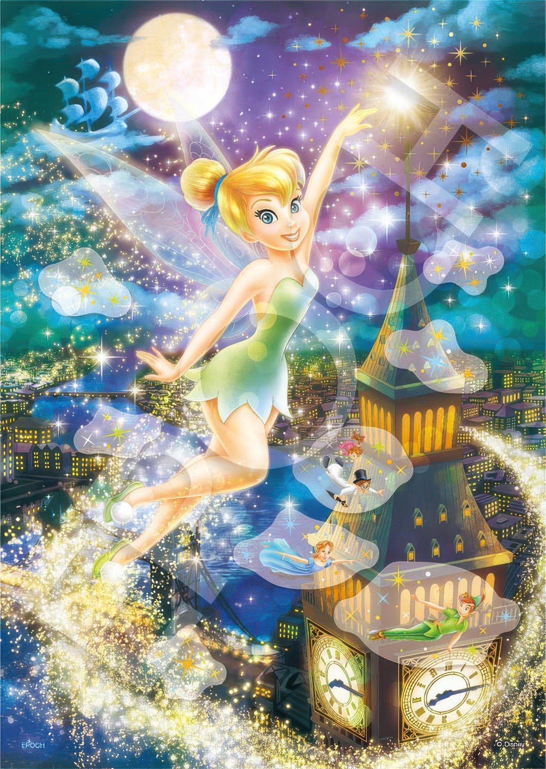 epoch-72-406-tinker-bell-fairy-magic-108-pieces-jigsaw-puzzle