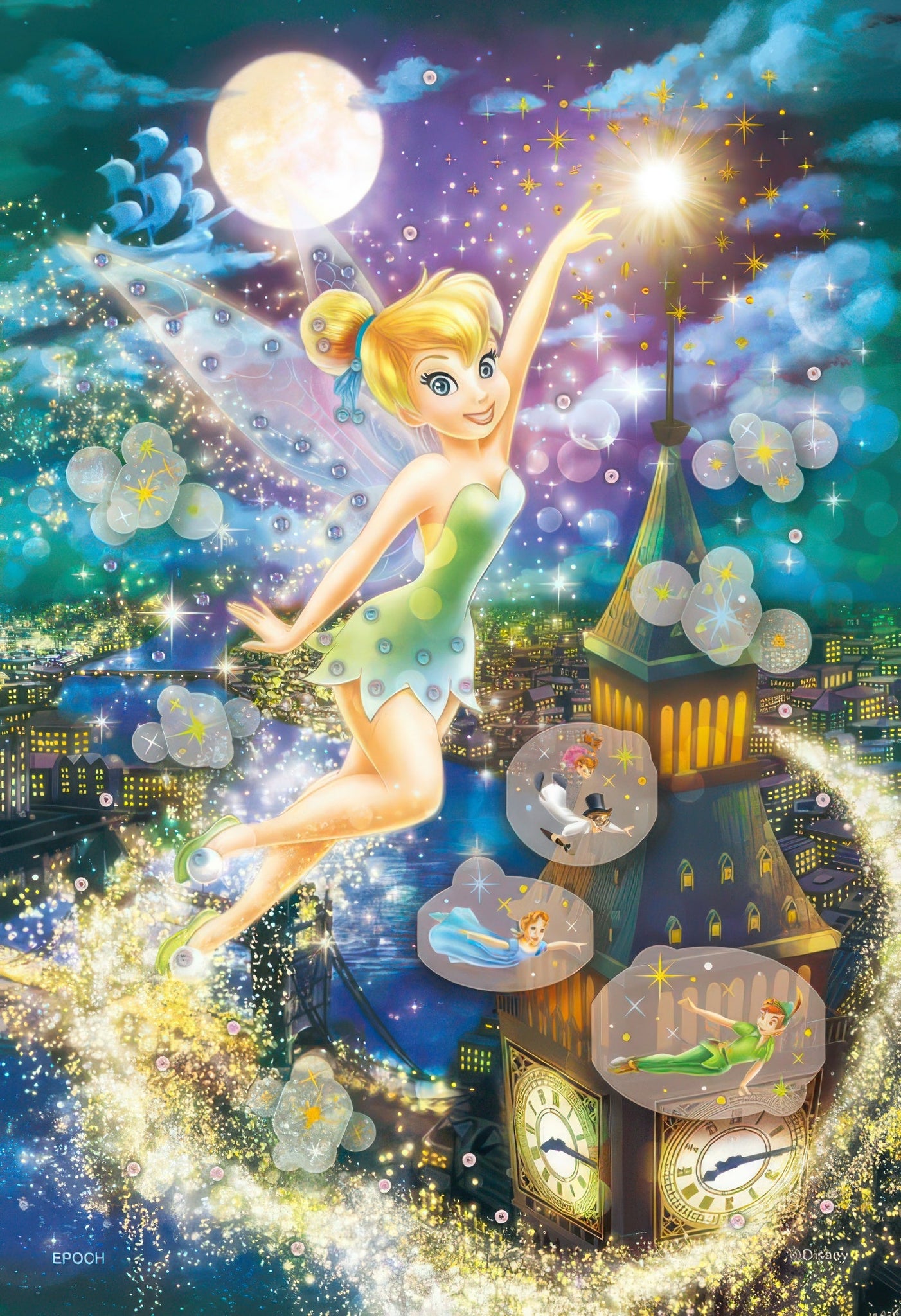 epoch-73-305-tinker-bell---fairy-magic-300-pieces-jigsaw-puzzle