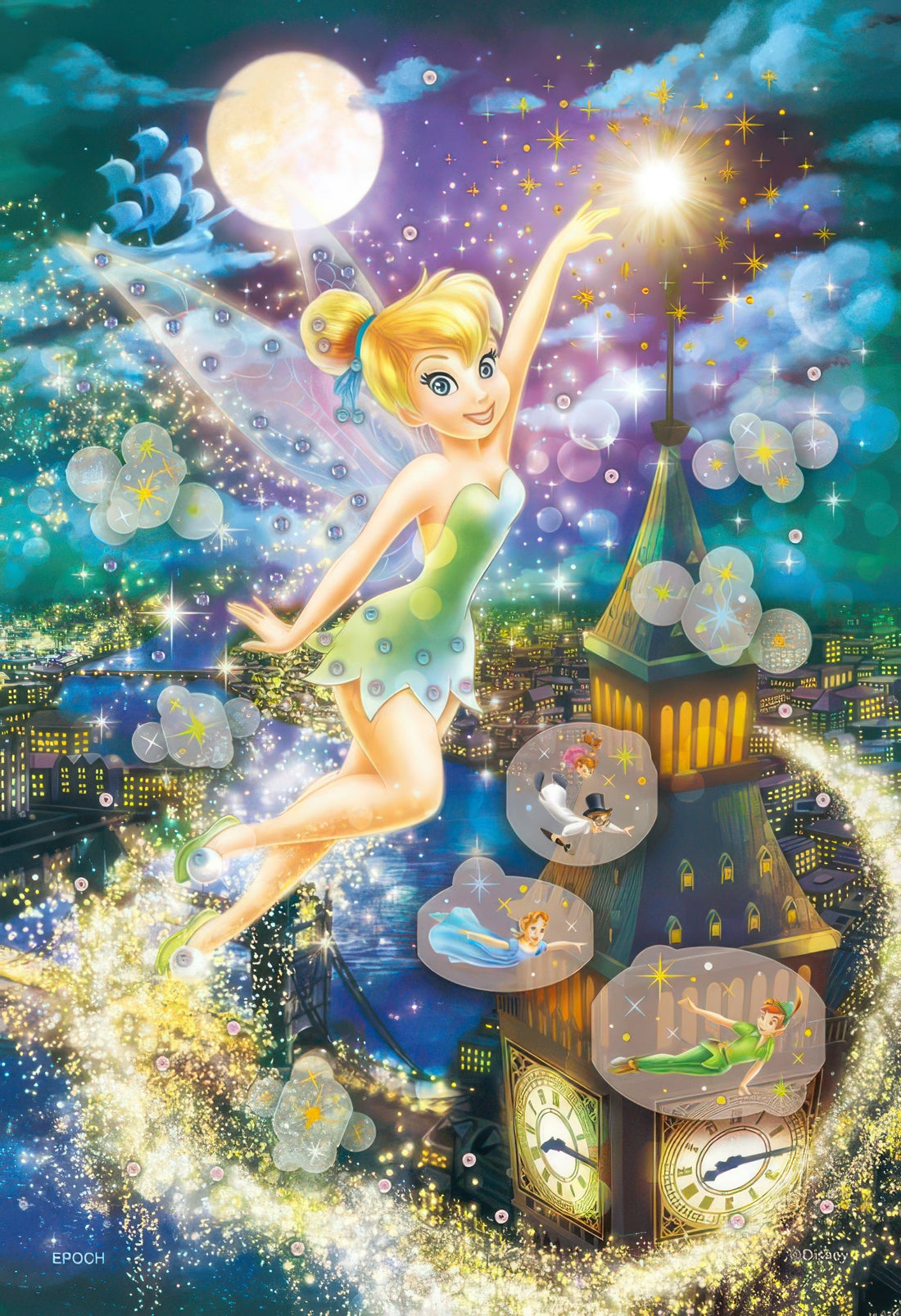 epoch-73-305-tinker-bell-fairy-magic-300-pieces-jigsaw-puzzle