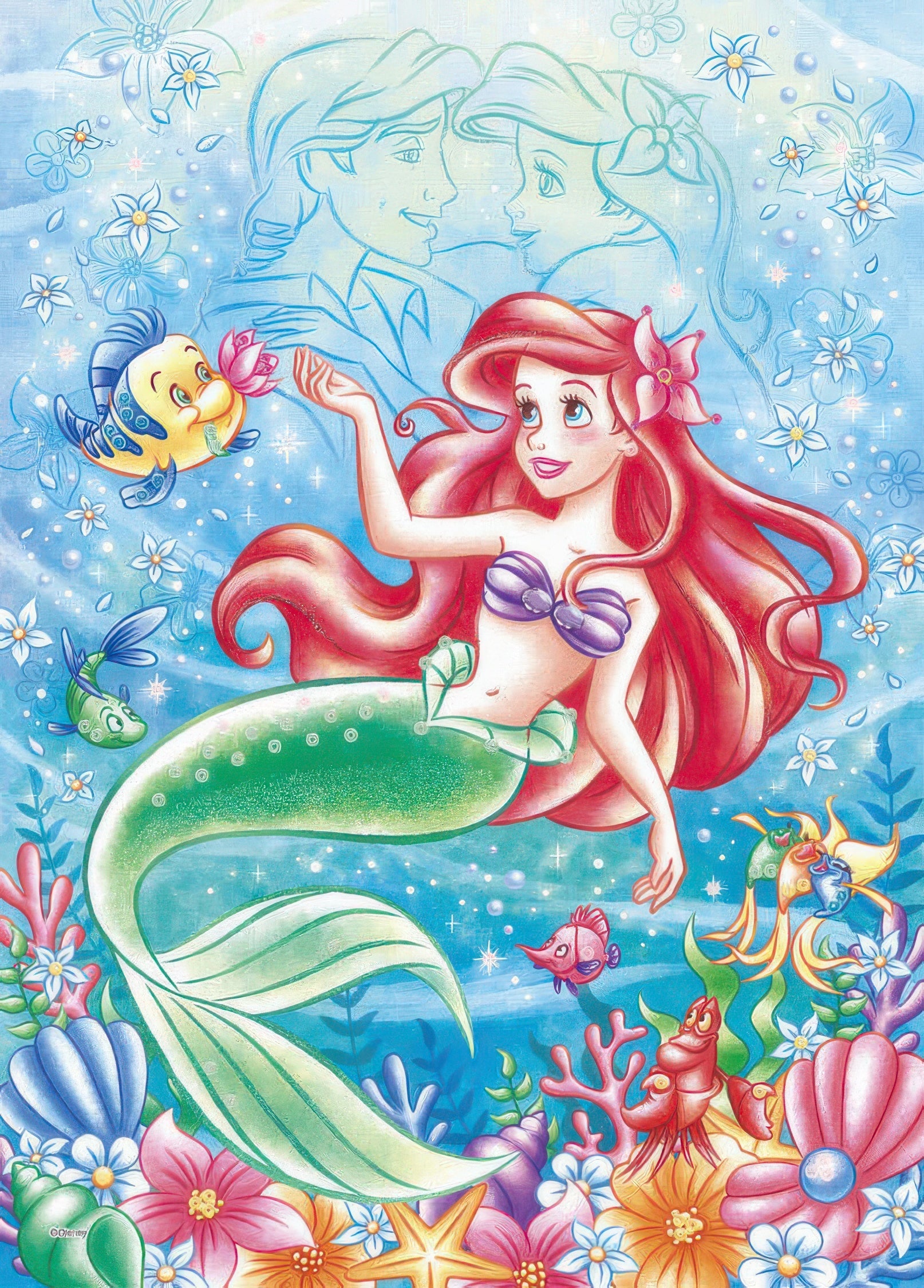 epoch-74-009-the-little-mermaid-ocean-romance-500-pieces-jigsaw-puzzle