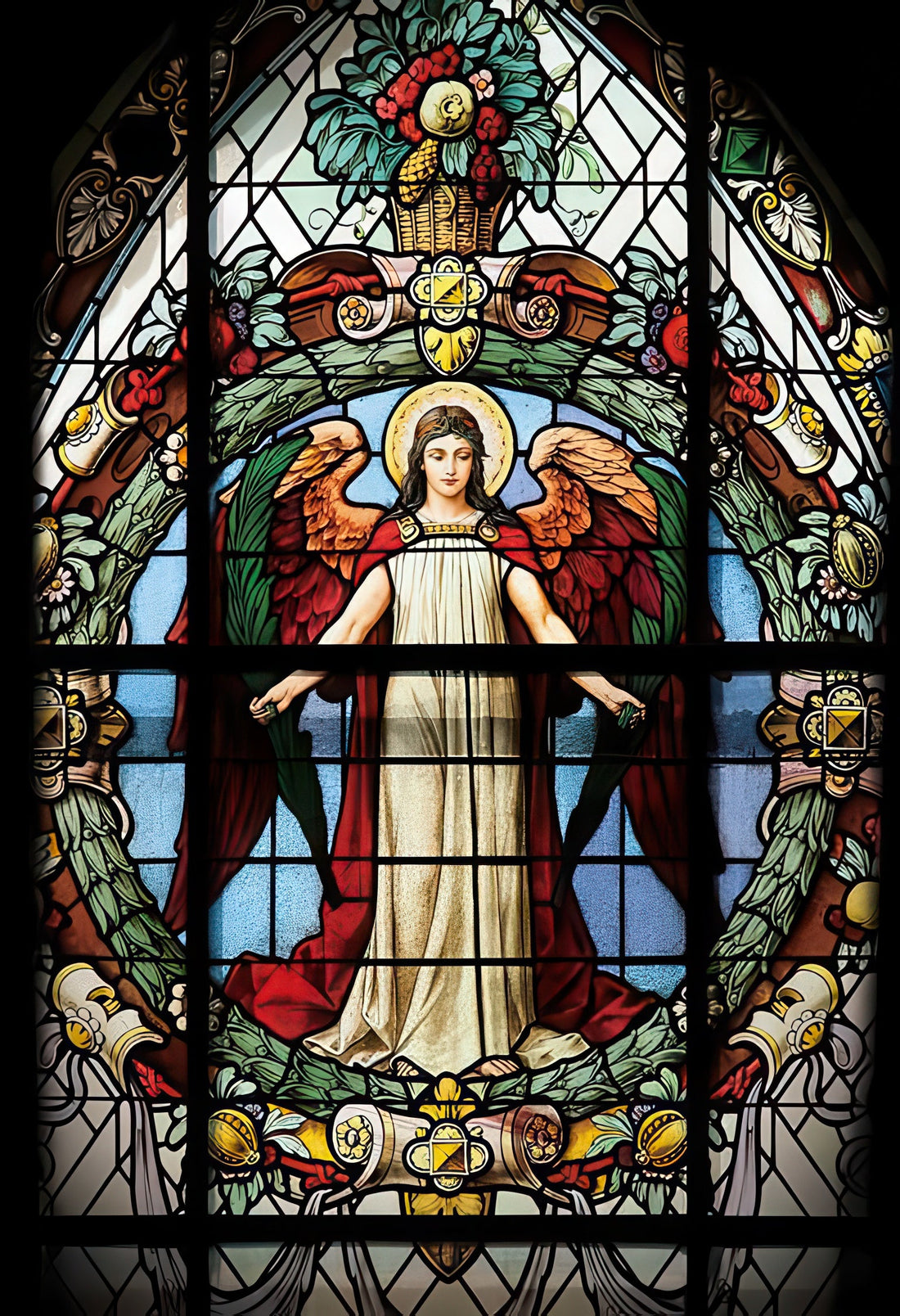 epoch-79-349-the-archangel-of-st.-gertrude's-church-300-pieces-jigsaw-puzzle