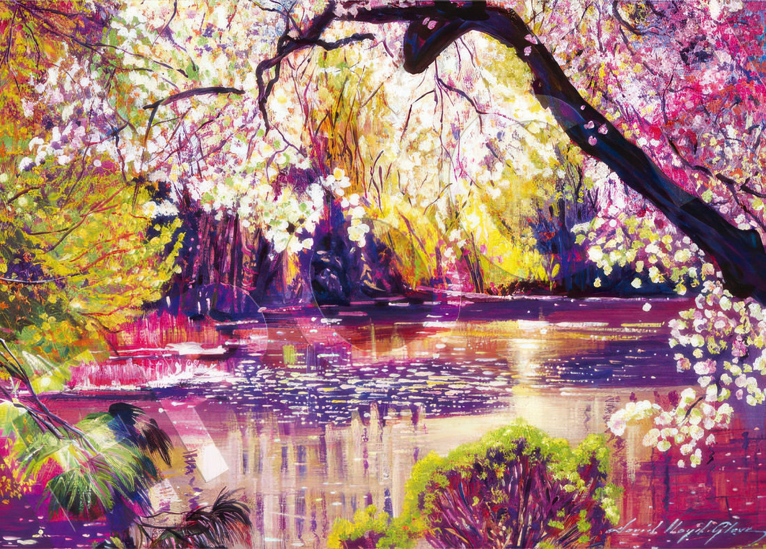 epoch-79-427-illustration-central-park-pond-in-spring-1000-pieces-jigsaw-puzzle