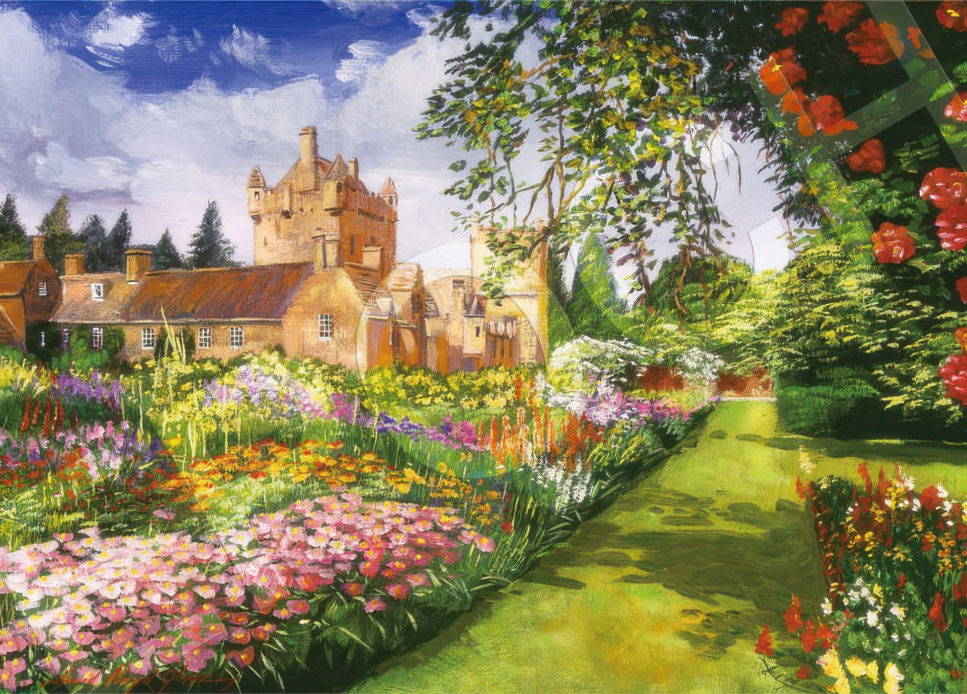 epoch-79-428-illustration-highland-cawdor-castle-2000-pieces-jigsaw-puzzle