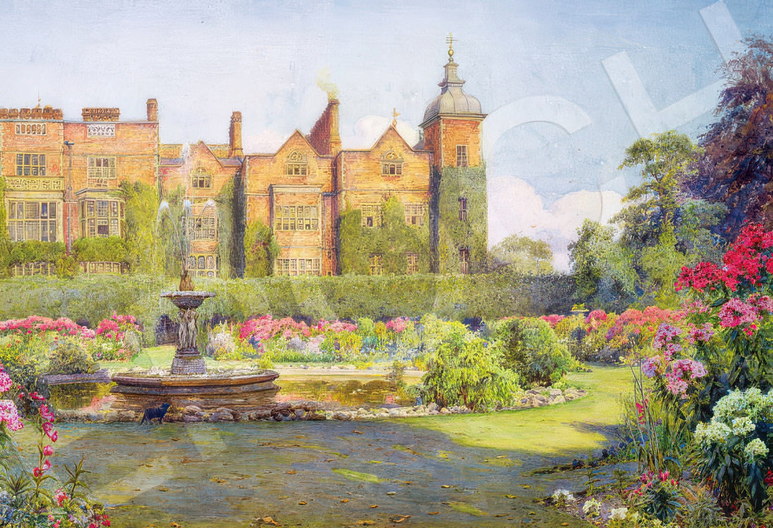 epoch-79-431-illustration-west-front-and-gardens-of-hatfield-house-herls-1053-pieces-jigsaw-puzzle