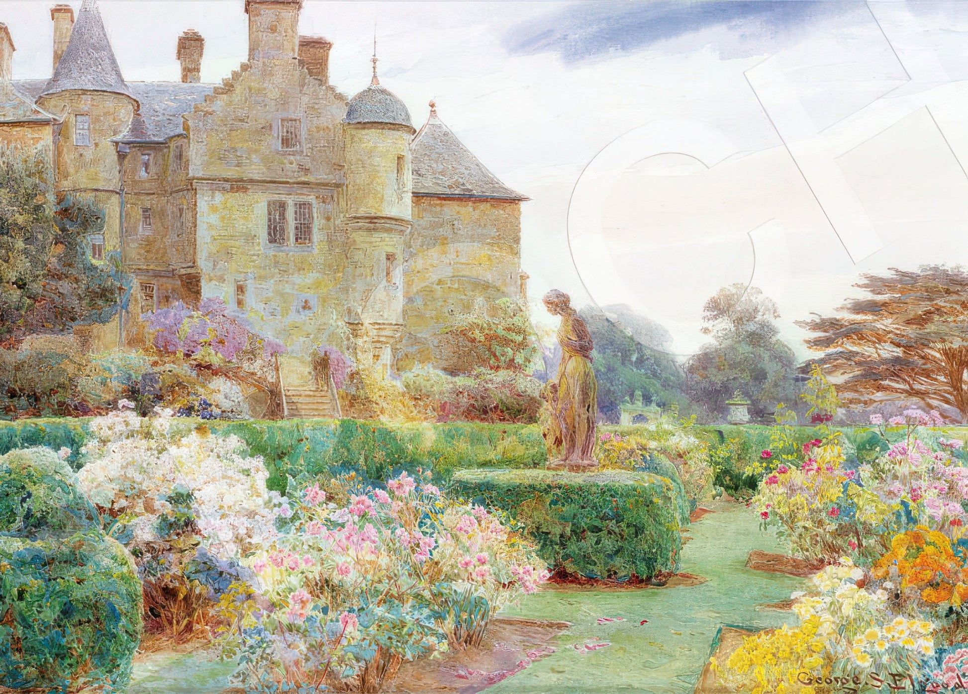 epoch-79-432-illustration-the-rose-garden-balcaskie-500-pieces-jigsaw-puzzle