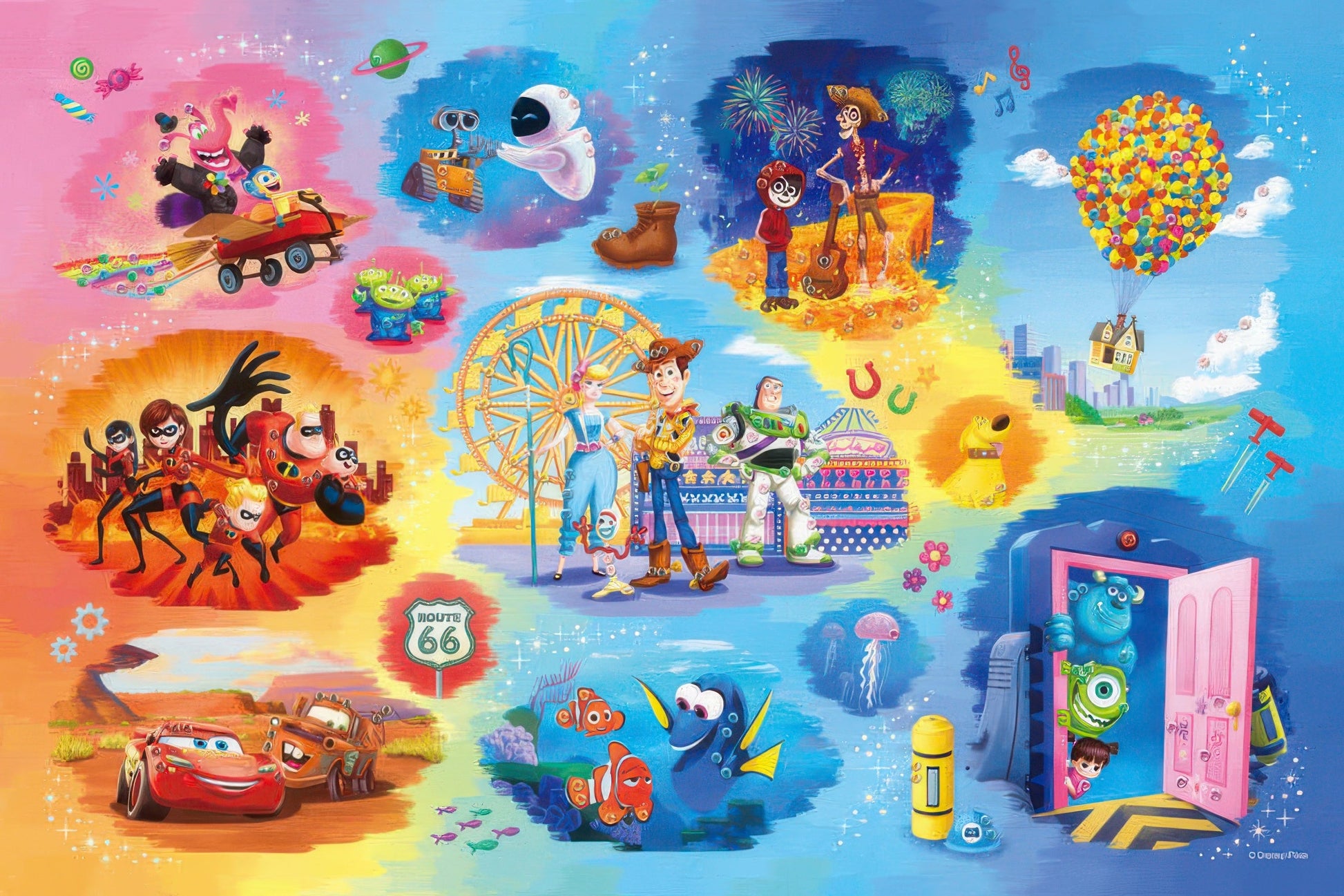 epoch-97-003-disney-pixar-collection-1000-pieces-jigsaw-puzzle