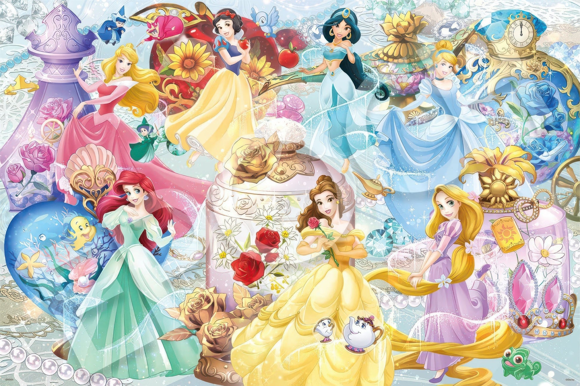 epoch-97-801-disney-princess-herbarium-1000-pieces-jigsaw-puzzle