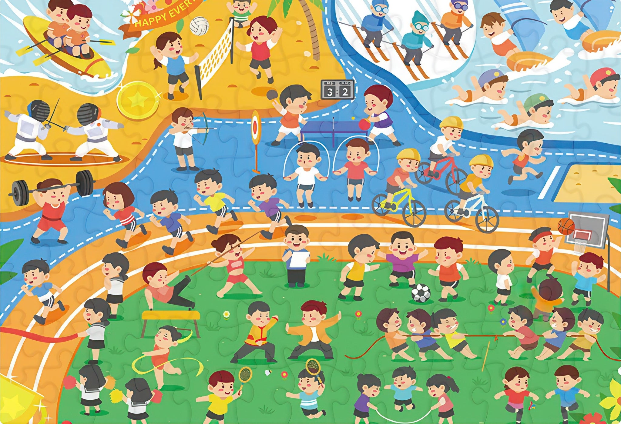 gu-bu-1030-fun-sports-day-100-pieces-jigsaw-puzzle