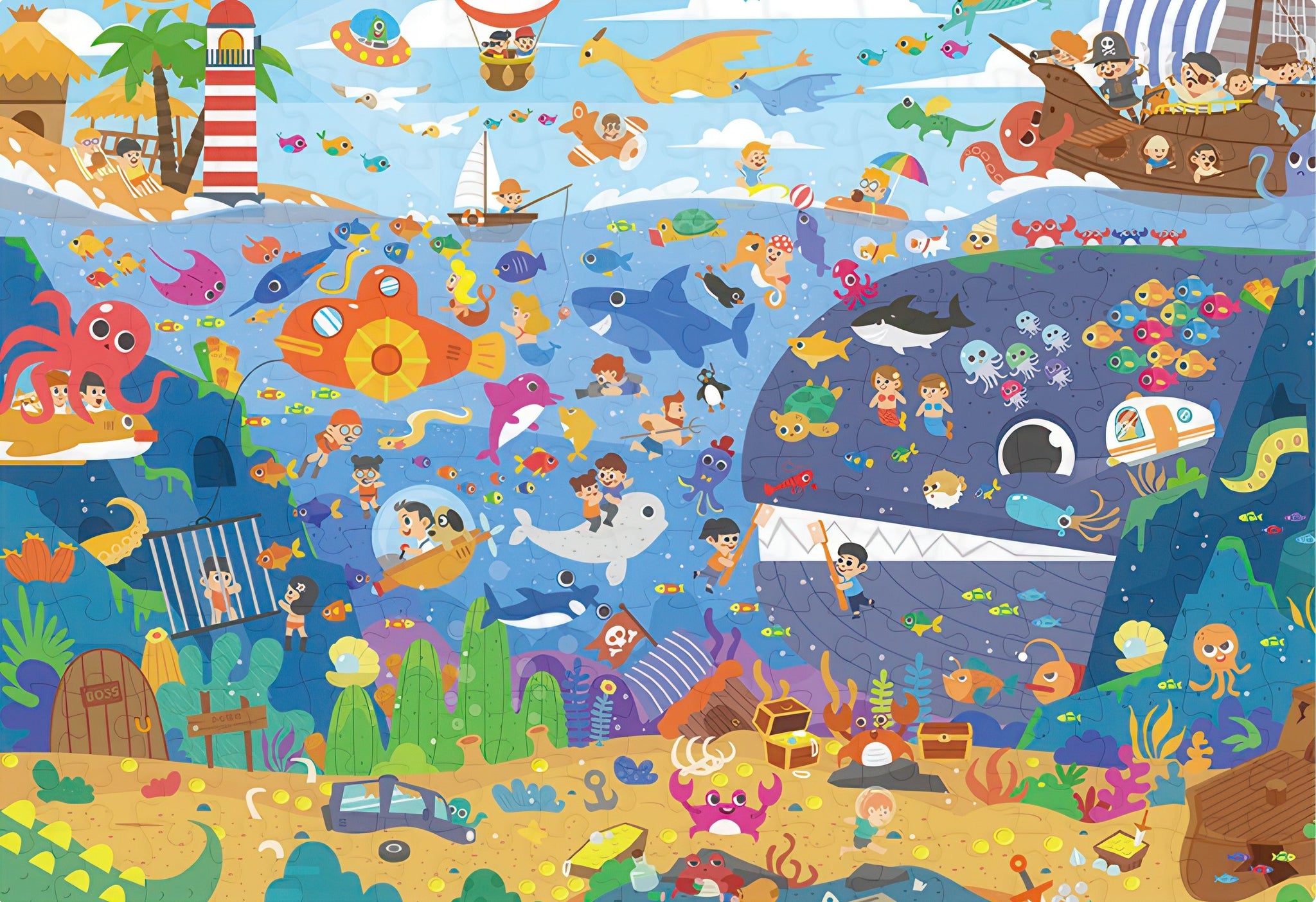 gu-bu-1037-ocean-world-200-pieces-jigsaw-puzzle