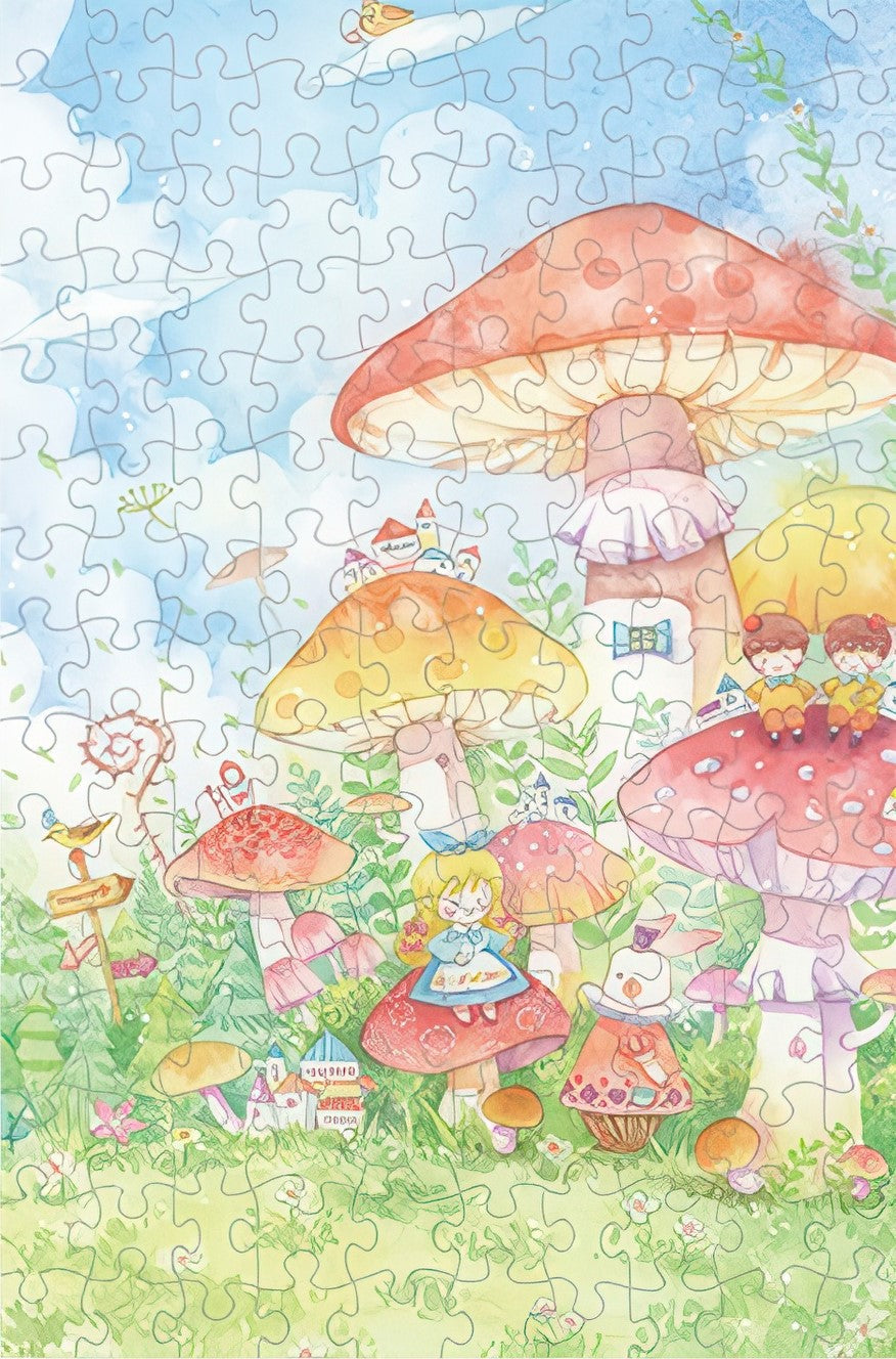 gu-bu-1065-alice's-afternoon-150-pieces-puzzle-+-frame-set