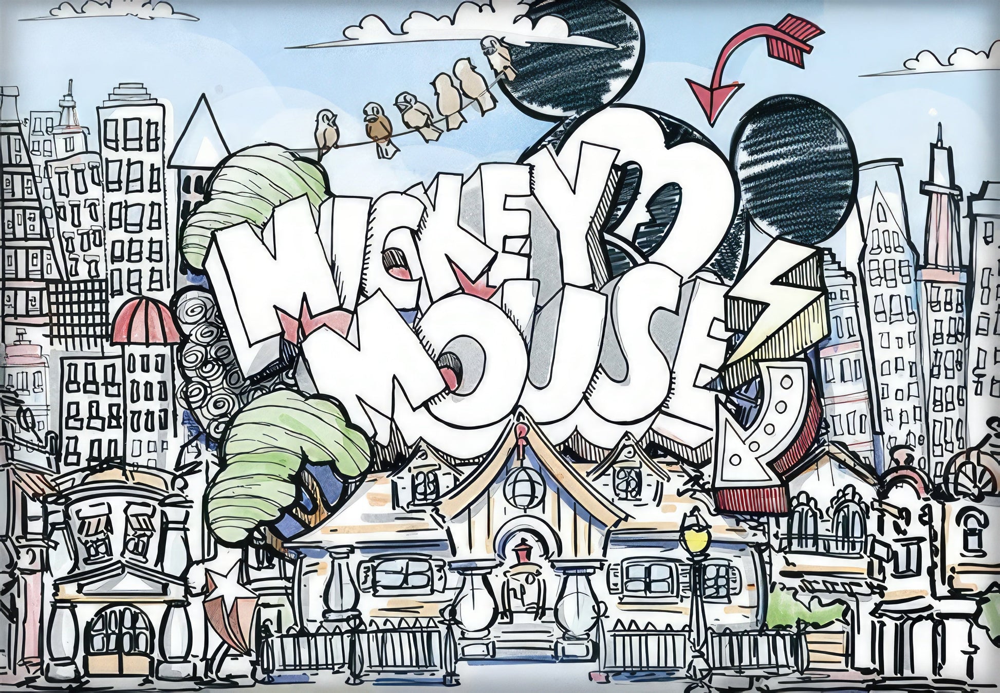 gu-bu-1537-disney-mickey-city-style-1000-pieces-jigsaw-puzzle