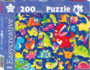 gu-bu-1960-dinosaur-park-200-pieces-jigsaw-puzzle