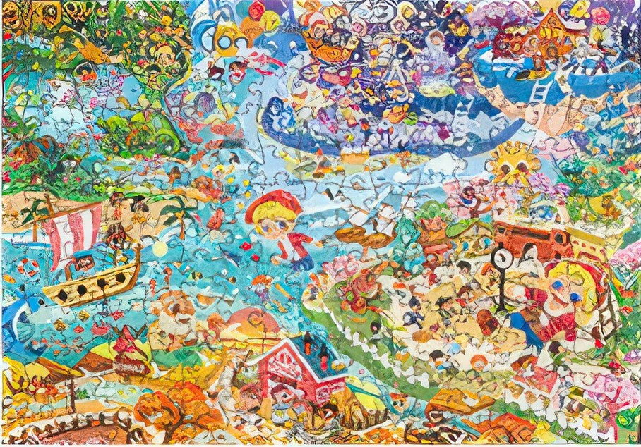 gu-bu-2143-gulliver's-travels-204-pieces-jigsaw-puzzle
