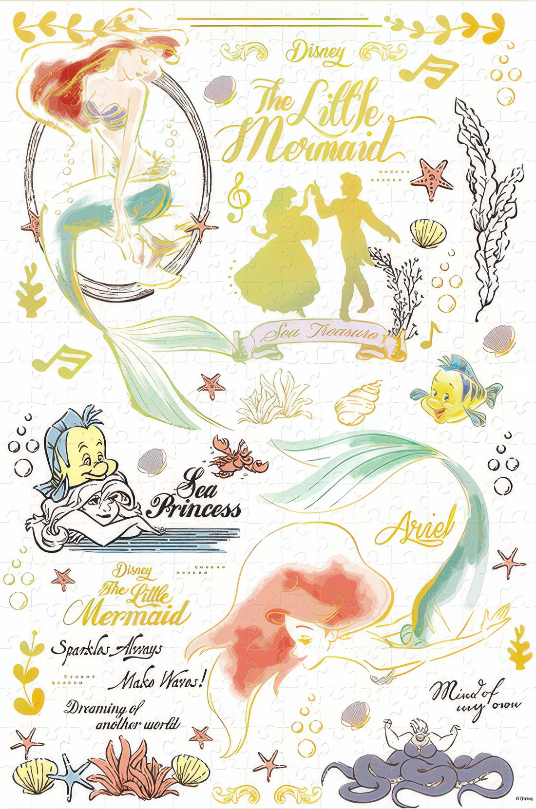 gu-bu-2437h-mermaid-300-pieces-jigsaw-puzzle