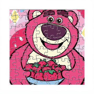 gu-bu-2684-strawberry-bear-64-pieces-puzzle-+-frame-set