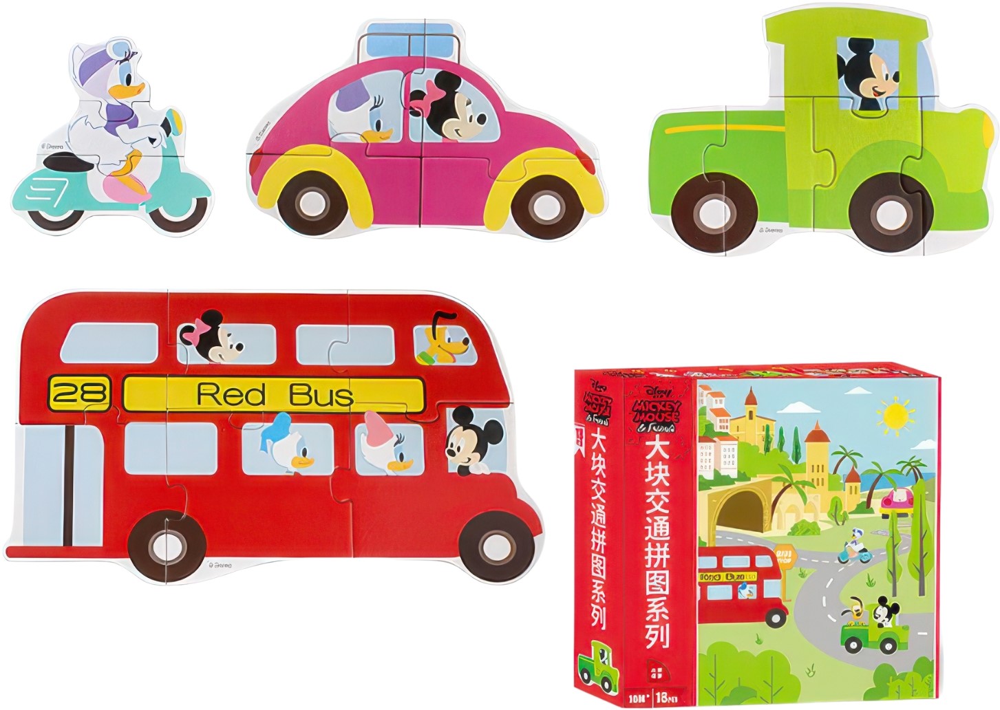 gu-bu-2968-mickey-mouse-transportation-18-pieces-kids-puzzle